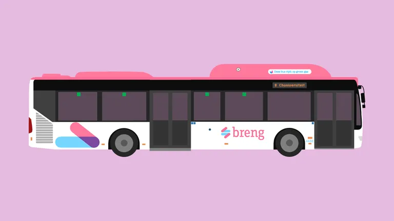 Generic clipart of a Dutch bus