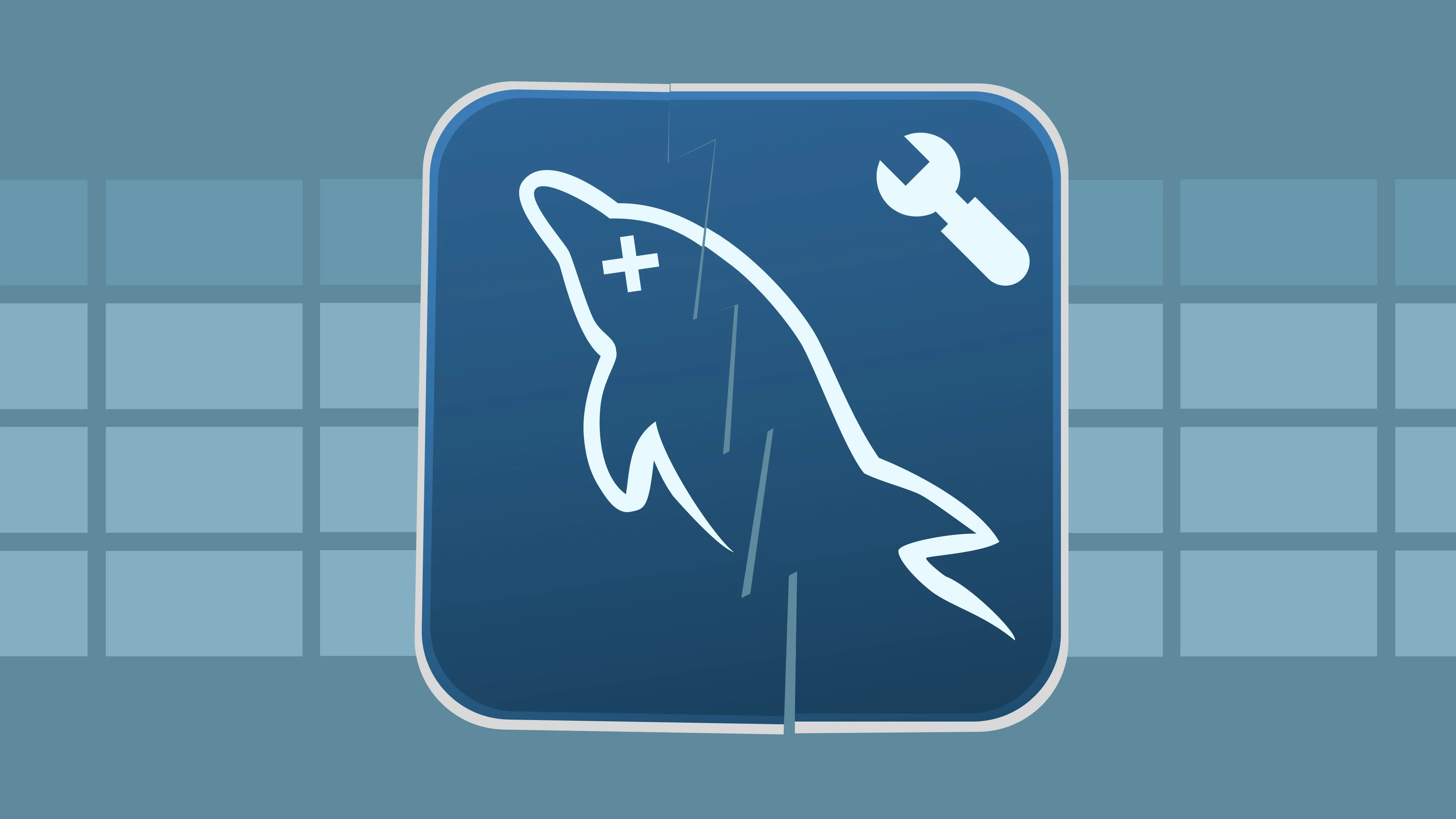 Broken MySQL Workbench logo