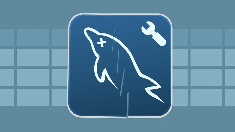 Broken MySQL Workbench logo