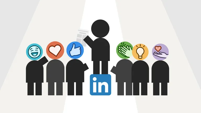 A paper is being discussed by someone standing on a LinkedIn soapbox