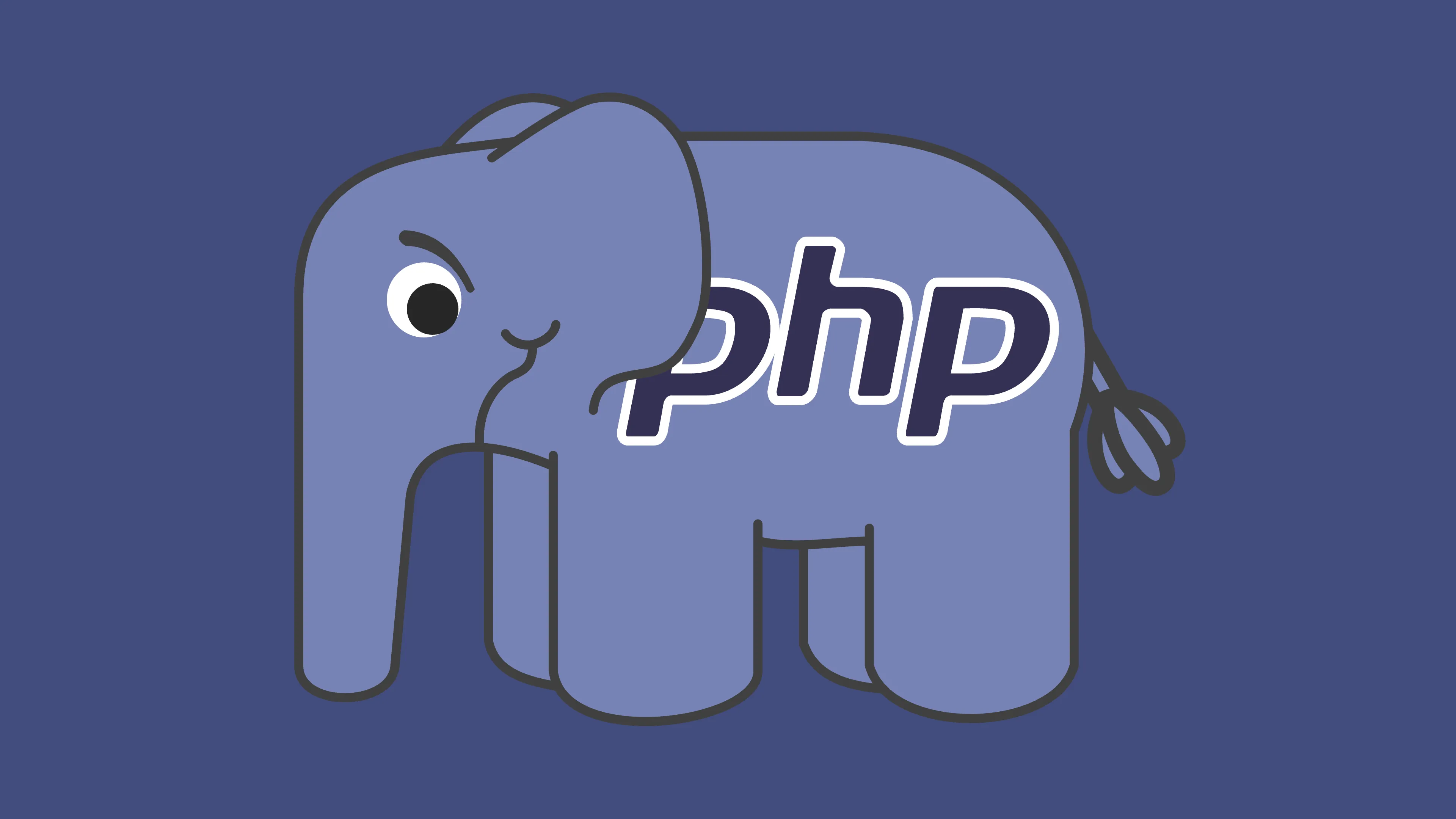 A sad PHP elephant