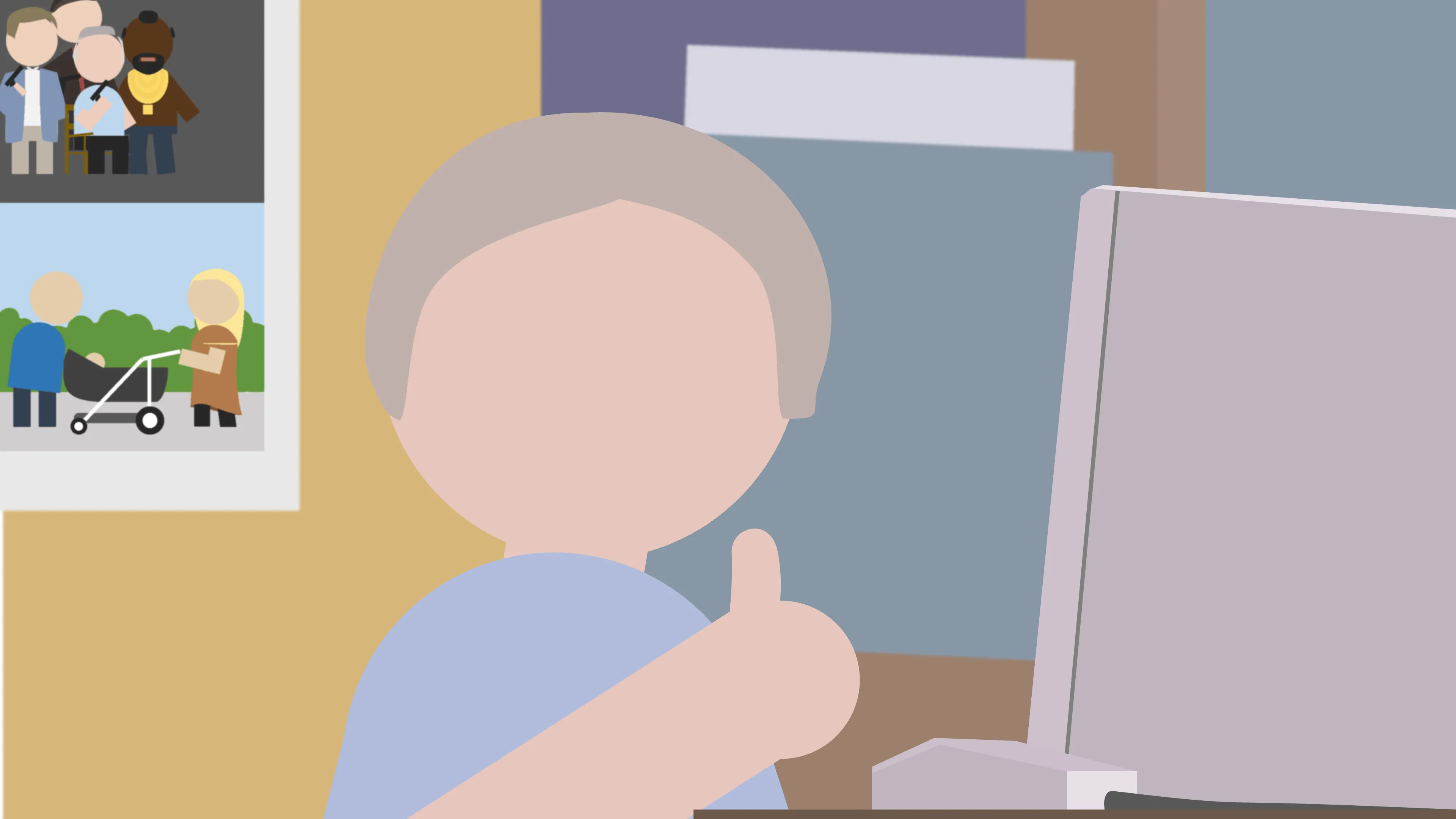 Thumbs up meme kid, but it’s a Karen