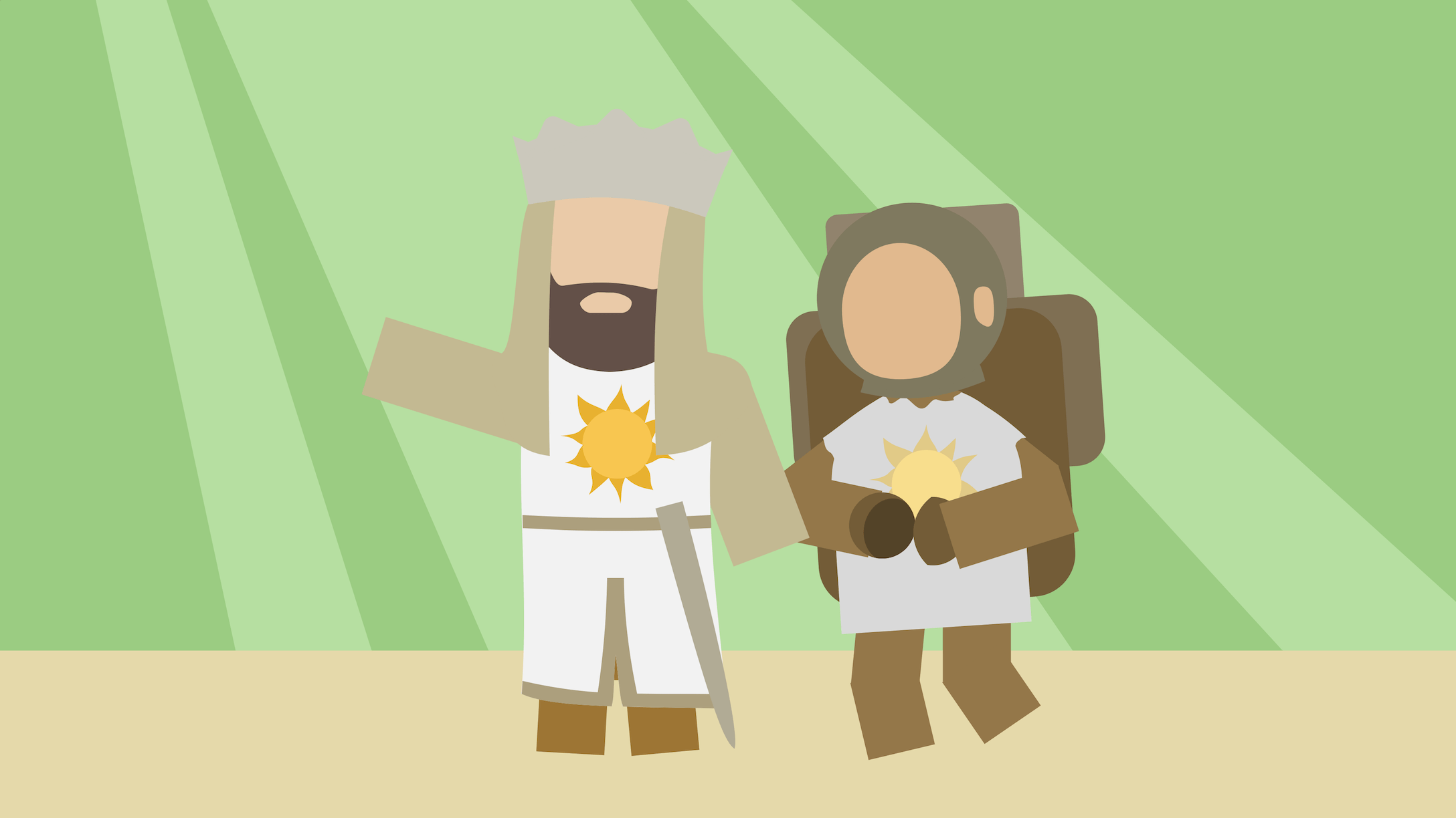 King Arthur and his loyal servant Patsy