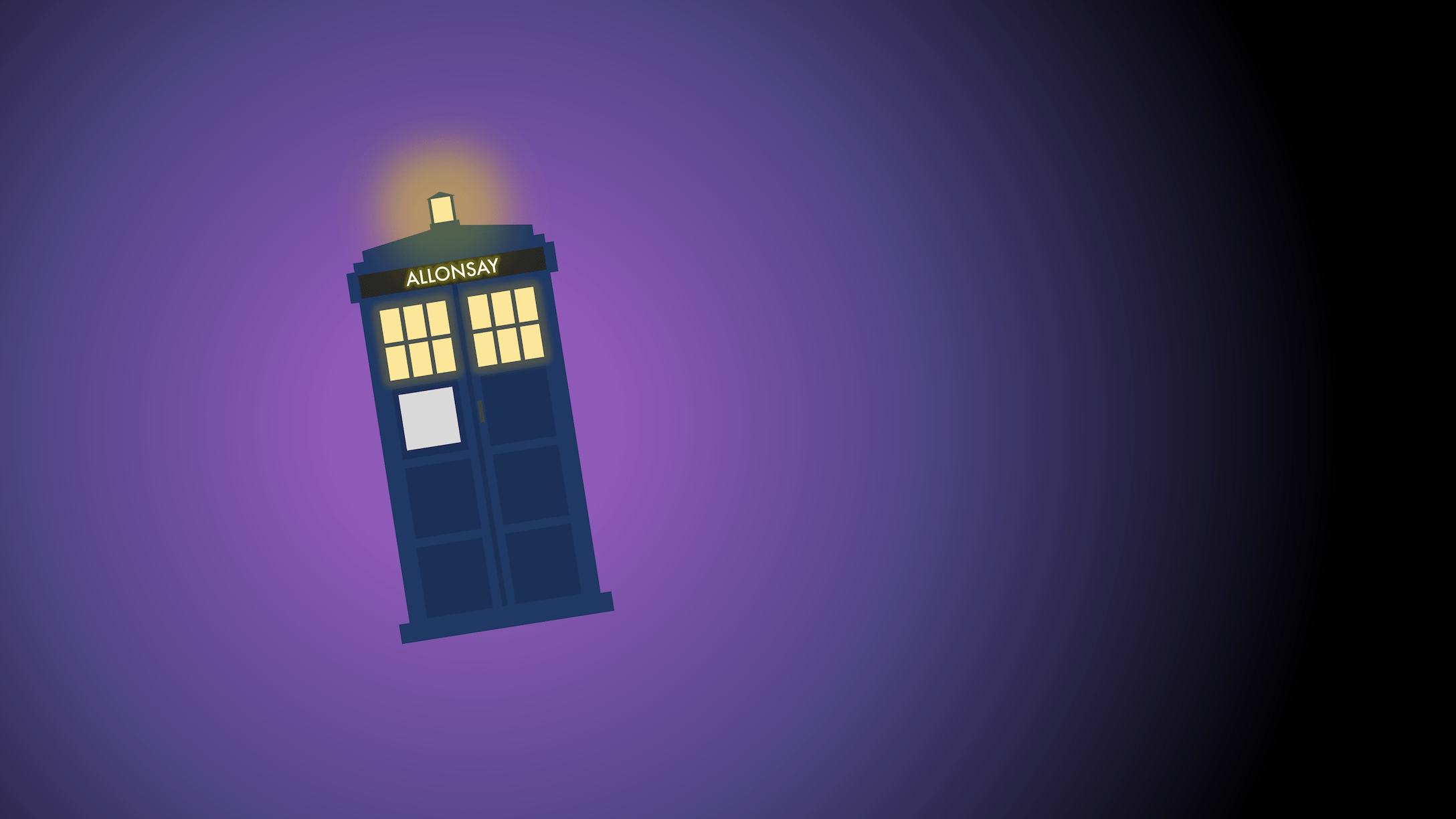 Time-travelling spacecraft disguised as a police box