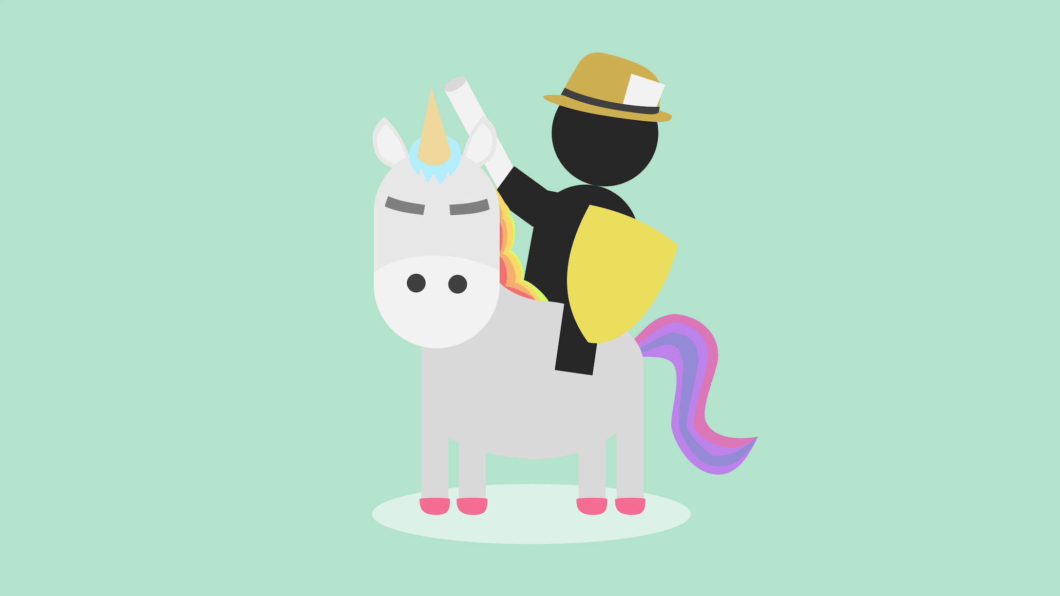 Traditional reporter rides a disgruntled data unicorn