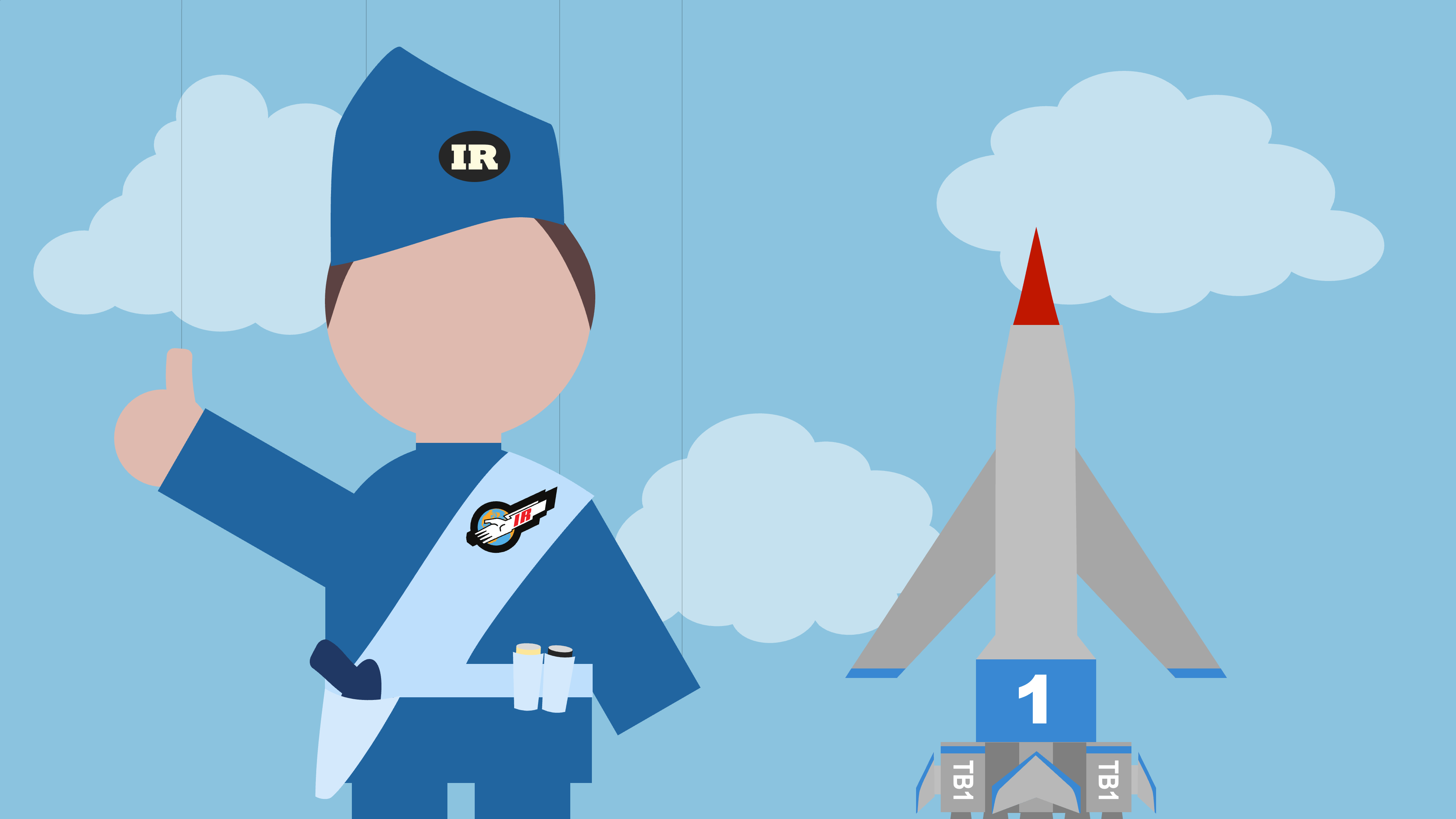 Scott Tracy (Thunderbirds) gives you a thumbs up